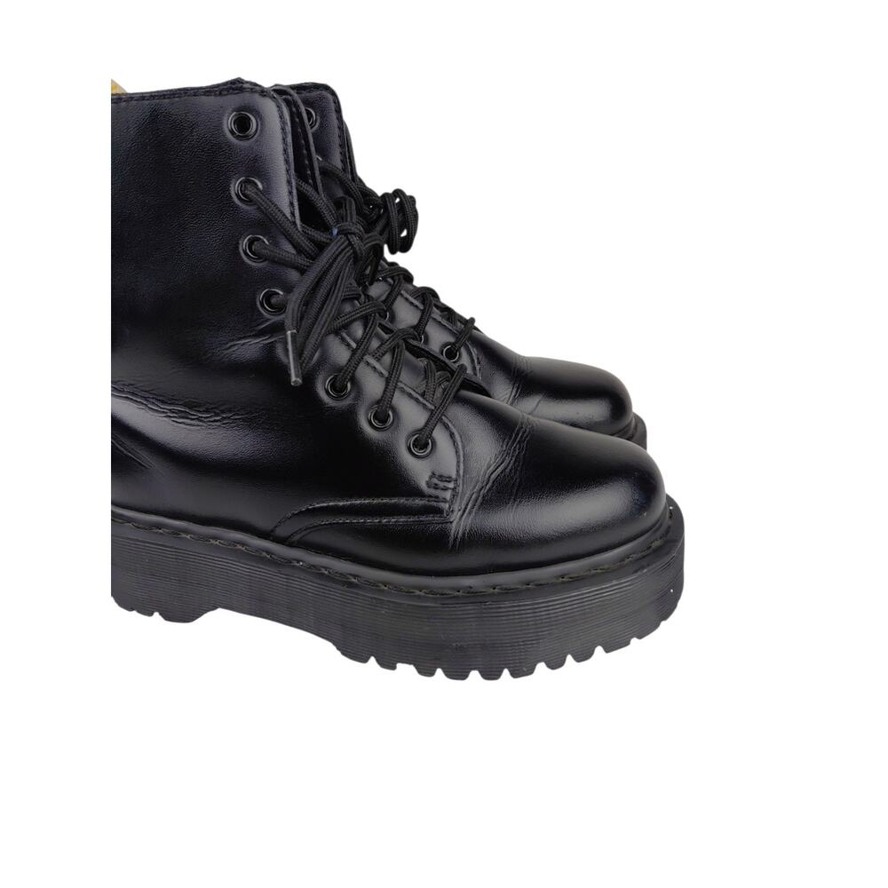 Dr Martens V JADON II MONO Black Platform Boots Combat Women’s Size 7 - Picture 2 of 7